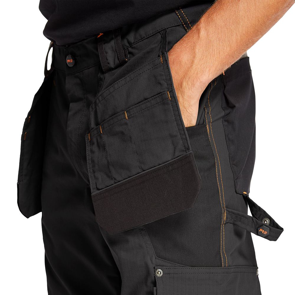 Timberland Mens Pants PRO® Interax Holster Work - Black - India IO0967854